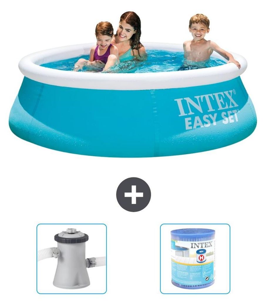 Conjunto de piscina Easy Set - 183 x 51 cm - de 3 piezas - Imagen del producto 
