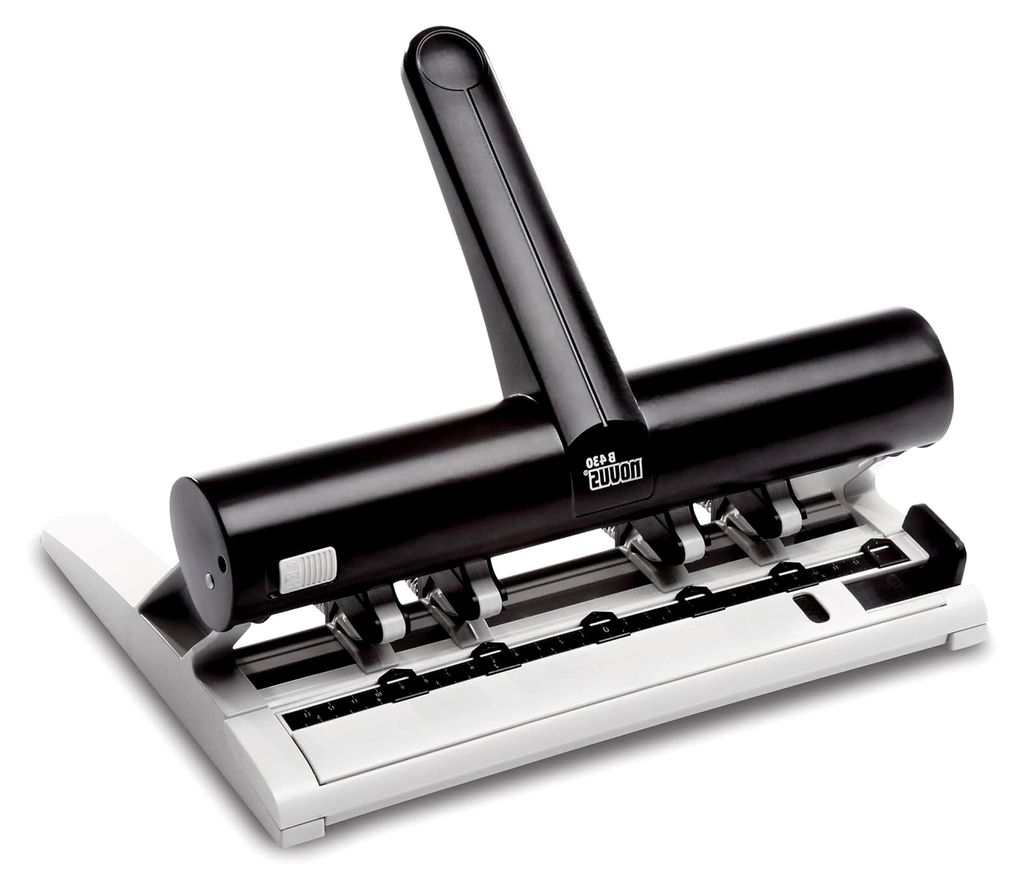 Zeitplaner-Locher B 430 Mehrfachlocher, metall, variabel, 4 Stanzsegmente