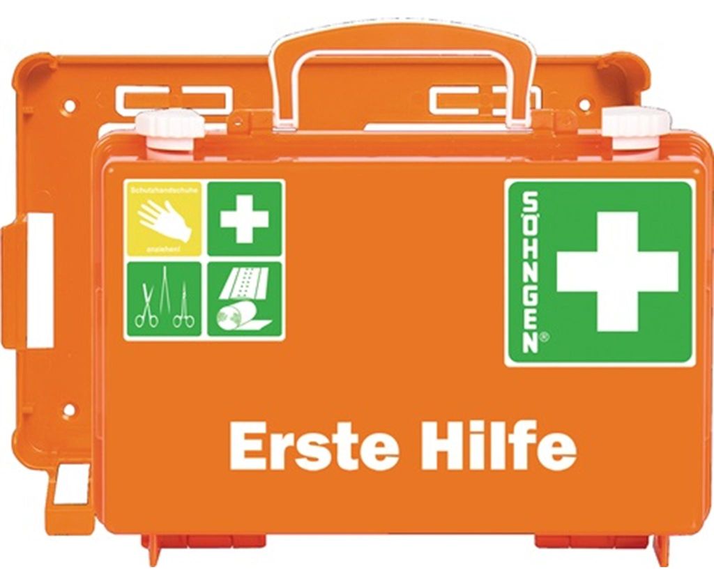 Söhngen Erste-Hilfe-Kasten QUICK-CD (Füllung DIN 13157) Orange