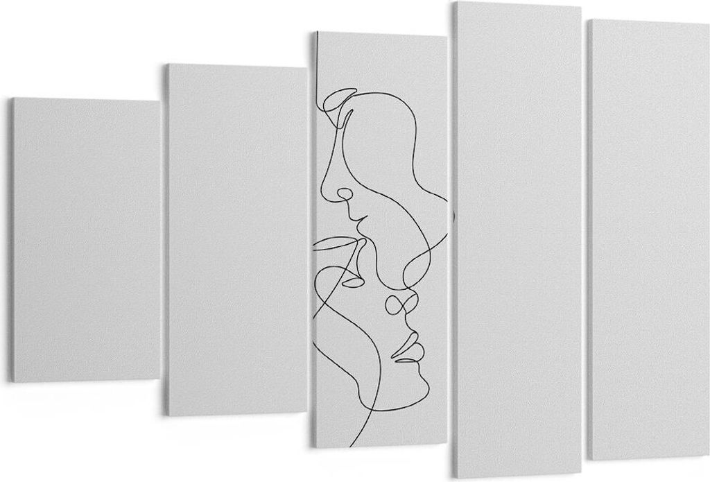 Bild auf Leinwand - Leinwandbild - 5 Teile - Stück Linear Produktbild 
