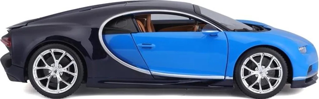 Bugatti Chiron Bburago 1:18 Plus Bleue - Finitions Détails et Portes Ouvrantes - 27