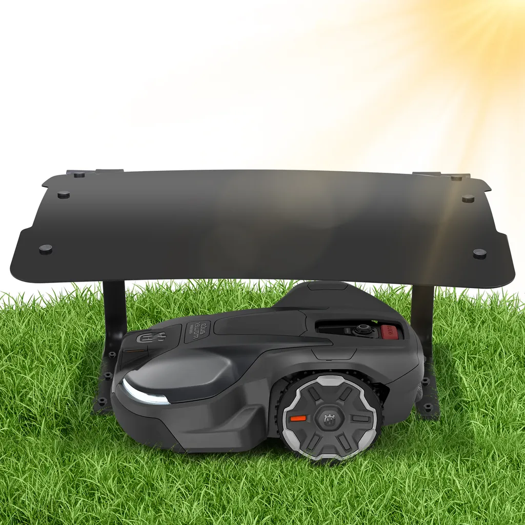 Garage Robot Tagliaerba Clanmacy: Tetto Pieghevole e Protezione UV