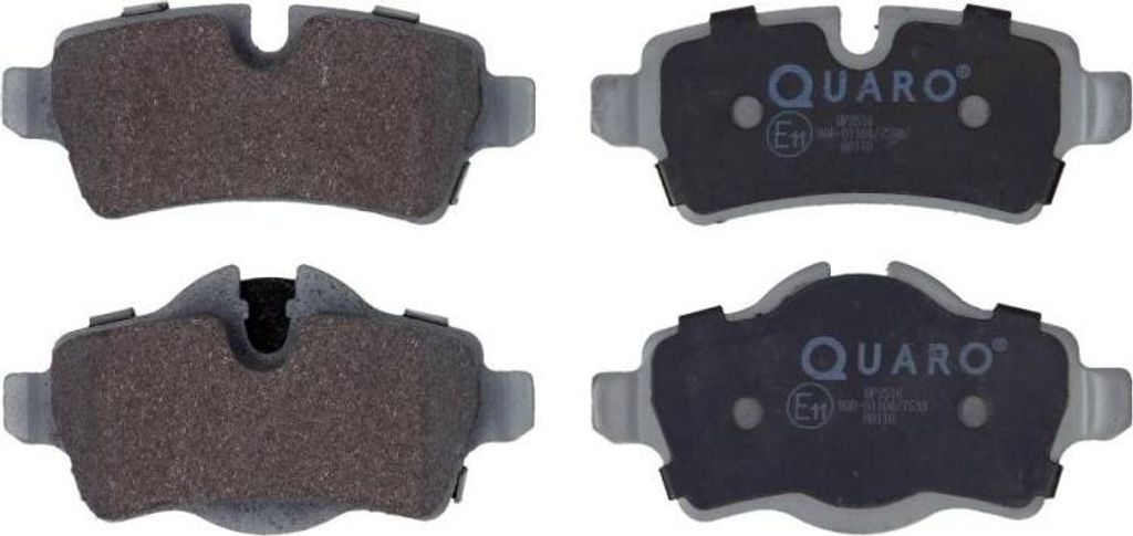 QUARO Bremsbeläge Satz Hinten Bremsklötze für MINI Schrägheck (R56) QP3516