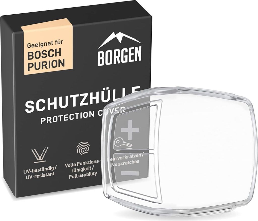 Borgen E-Bike Displayschutz geeignet für Bosch Purion Display