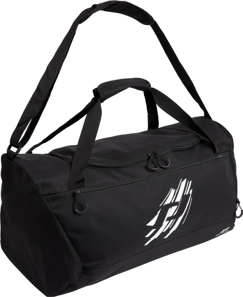 Sac De Sport Sac De Gym – Tissu Oxford + PU – Noir, 46x25x25 Cm – Imperméable, Léger, Polyvalent