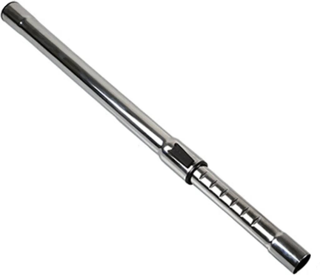 set di 2 tubi telescopici Ø 35 mm tubo per aspirapolvere estendibile da 600 a 1000 mm - Tubo di prolunga universale per tappeti e pavimenti duri - Tubo di ricambio cromato per aspirapolvere - Tubo di aspirazione con funzione a scatto - 4