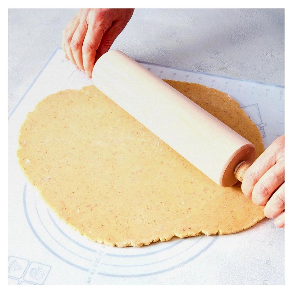 Ausstechform Kipferlkranz – Edelstahl, 10 cm, rostbeständig, polierte Naht, für 7 Vanillekipferl, Ausstecher für Weihnachtsplätzchen