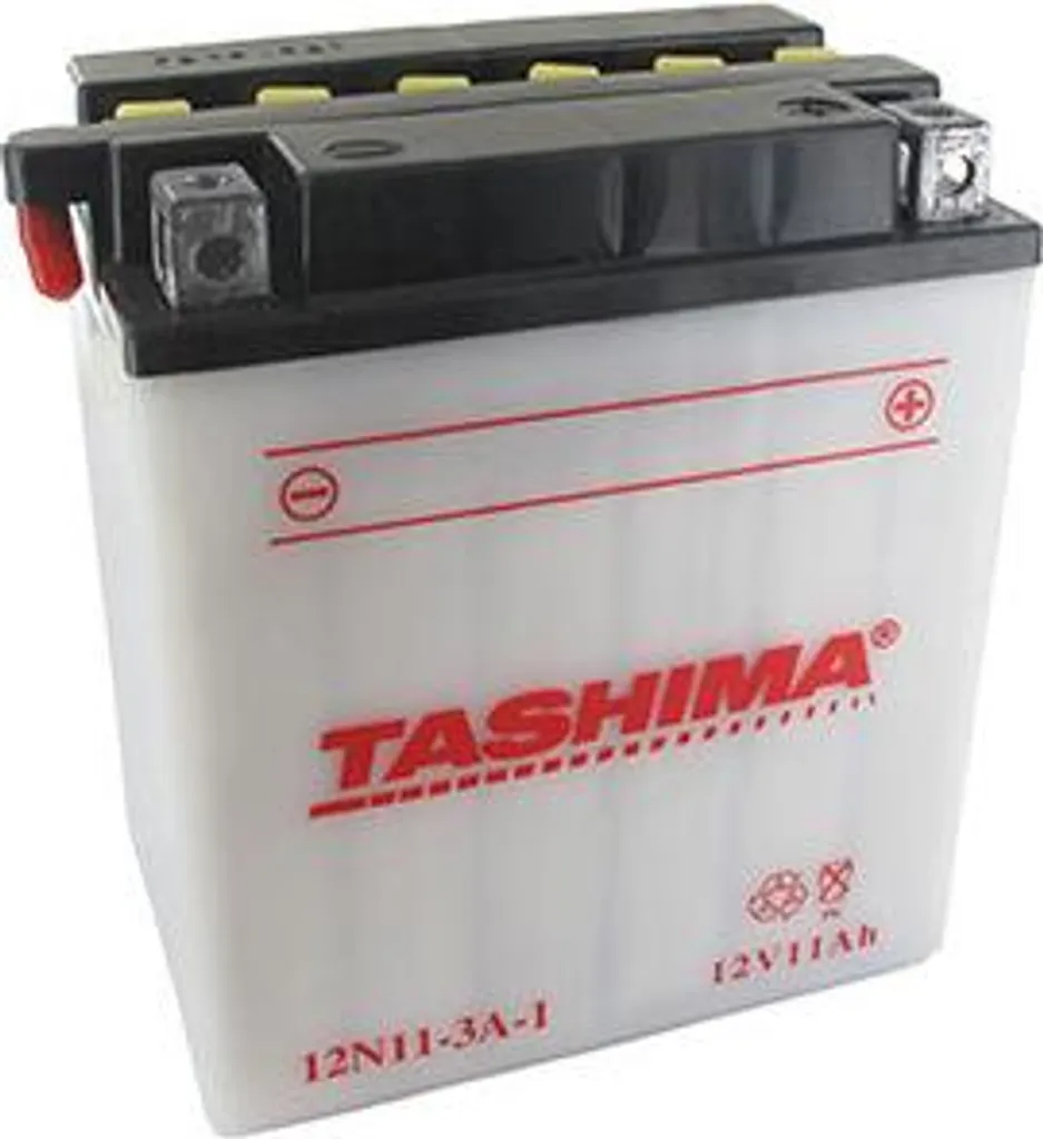 Batterie Moto 12V 11Ah pour Démarrage - Tashima avec Acide Séparé