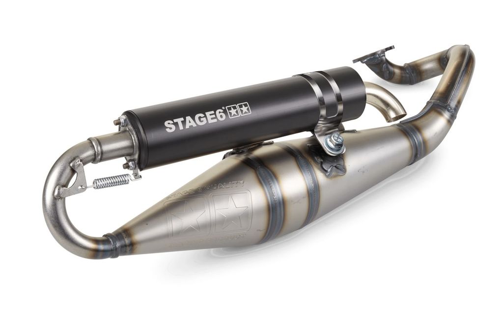 STAGE6 PRO REPLICA MK2 SCHWARZER AUSPUFF FüR YAMAHA AEROX / Produktbild 