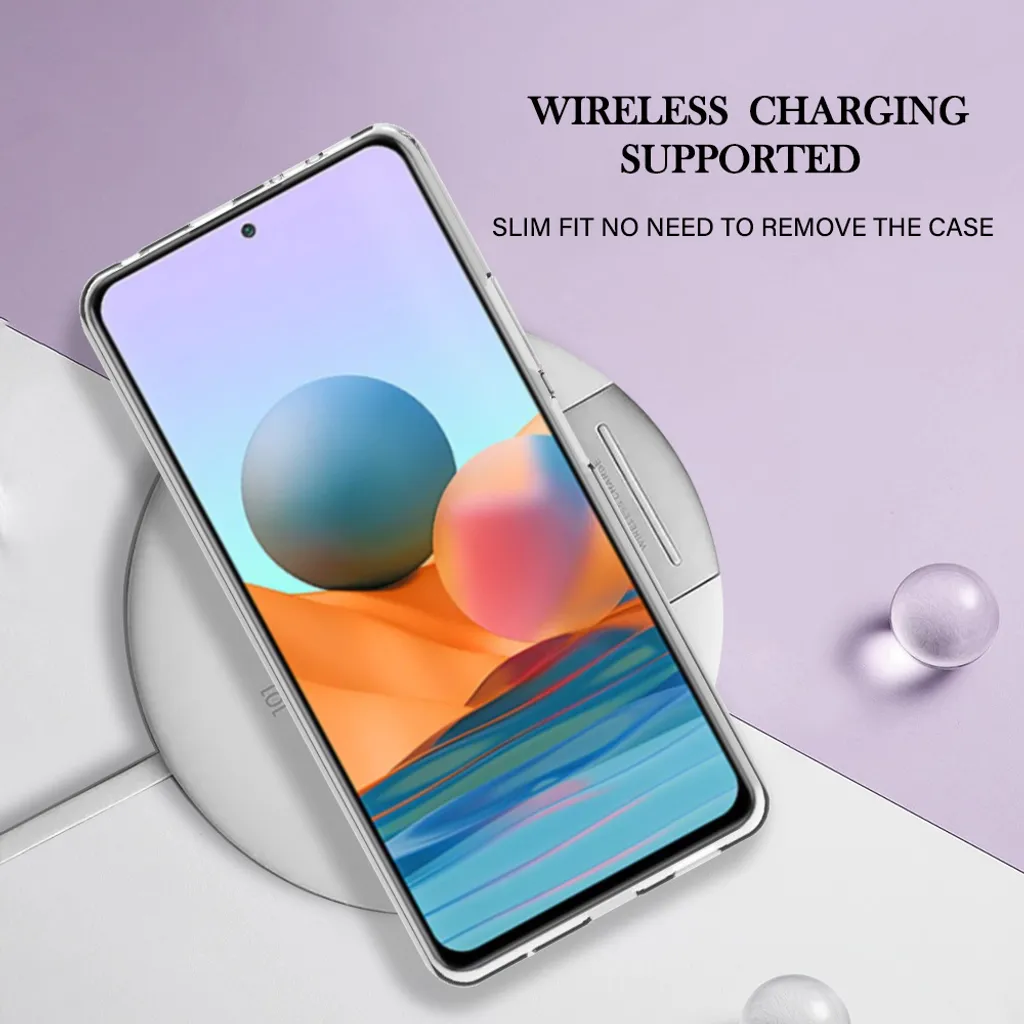 Cover in Gel TPU Trasparente per XIAOMI REDMI Note 10 PRO - REDMI Note 10 PRO Max, Ultra Sottile 0,33 mm, Morbido Flessibile, Custodia Silicone