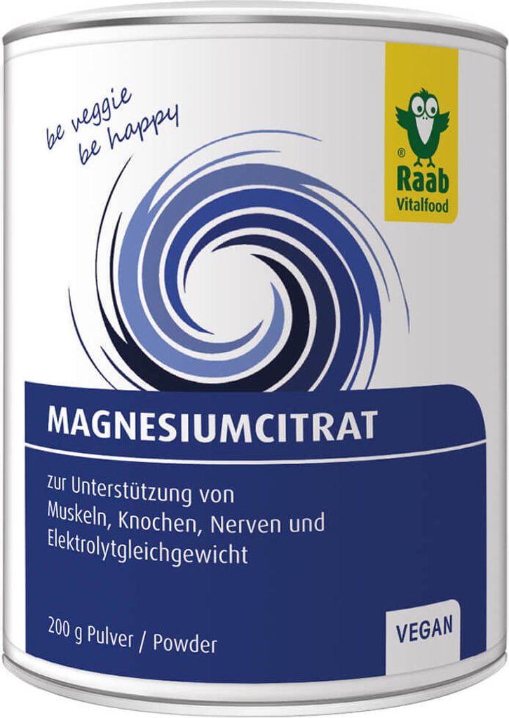 Raab Vitalfood Magnesiumcitrat Pulver 200 g