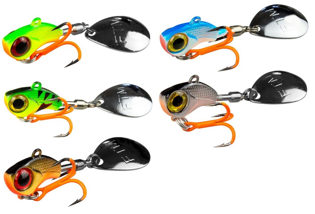 5 Seika Pro Bleikopfspinner 5g Musashi Big Eye - Kunstköder Set