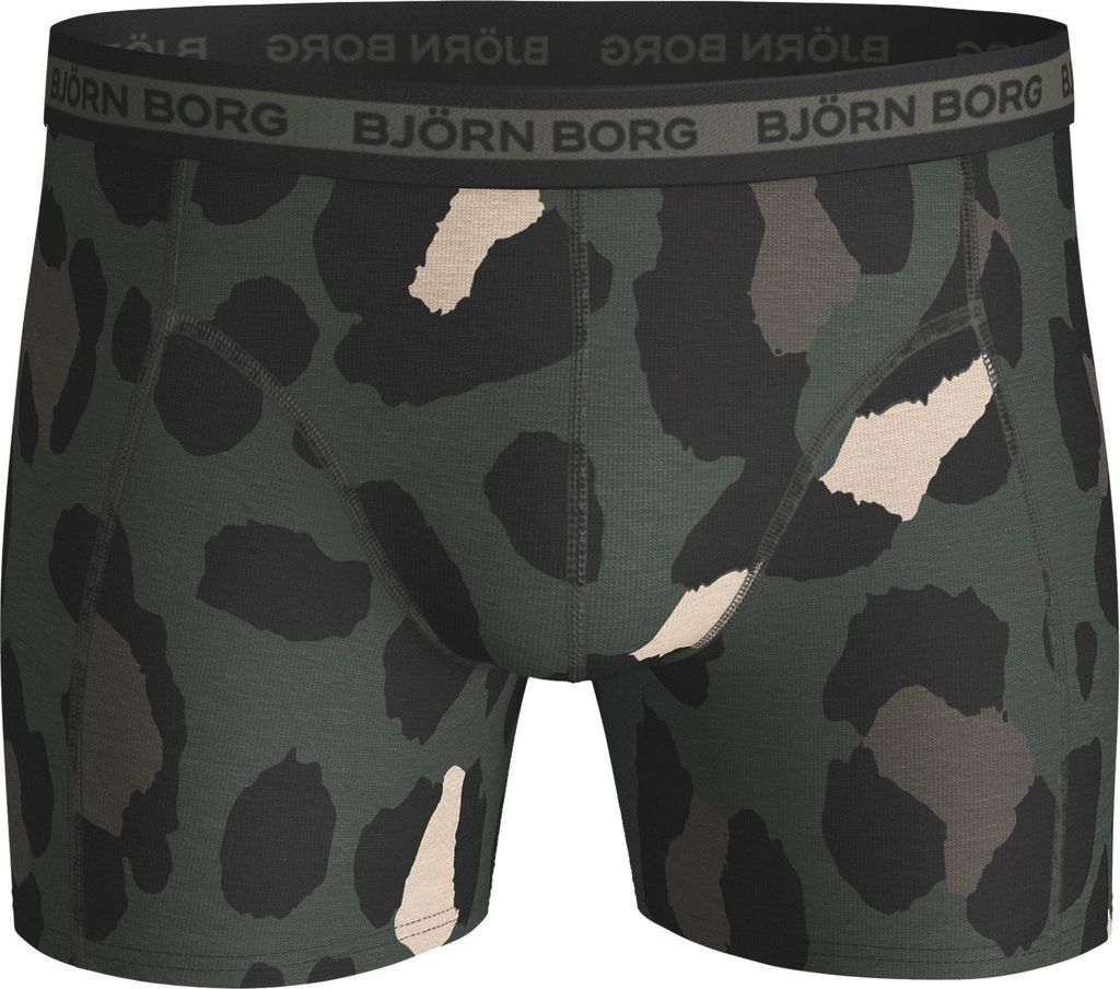 Björn Borg - Herren - Boxershort Sammy 1er-Pack - Bunt/Grün - Gr. S