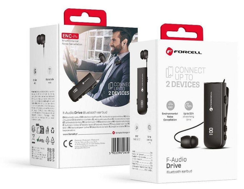 FORCELL F-AUDIO Casque sans fil / Bluetooth Drive EarBud Image du produit 