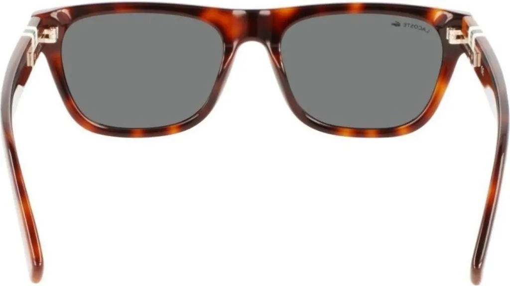 Lunettes Lacoste Marchon légères avec branches flexibles bleues mat