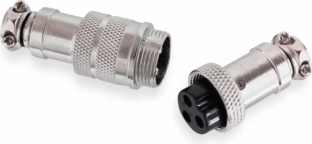 Set Connettori Industriali 8 Poli 16mm | Alta Corrente e Tappo Vite