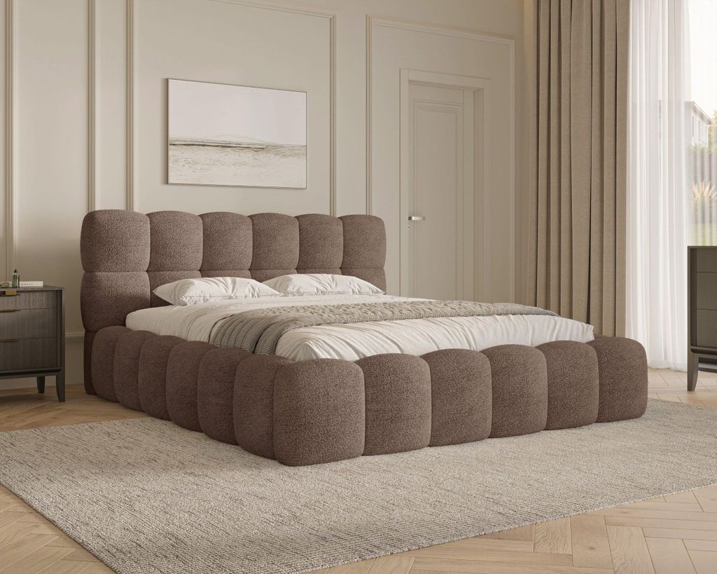 MOEBLO Polsterbett Bubble Bett 19 – Doppelbett im Produktbild 