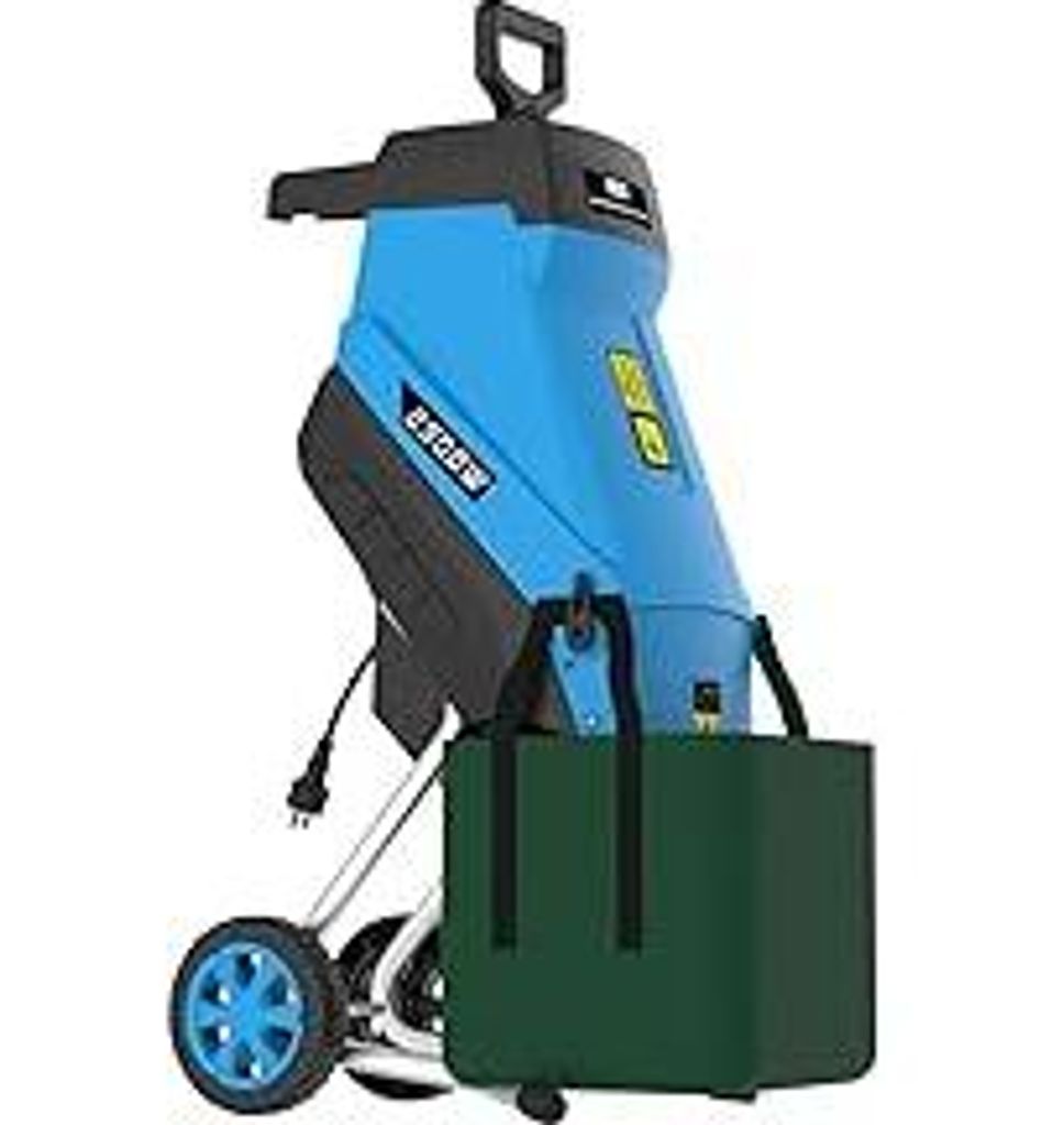 Güde Gartenhäcksler GH 2501 (2500 W, Messertechnik, wartungsarm, Selbsteinzug, Transporträder, Überlastsicherung, max. Astdicke 45 mm, inkl. Fa...