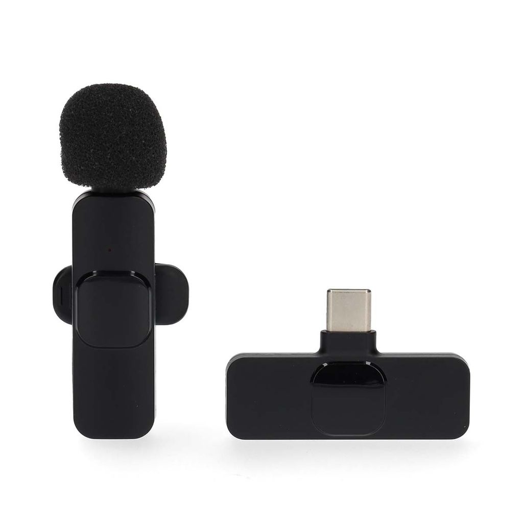 Nedis Mikrofon - Vorrichtung: Notebook / Smartphone / Tablet - USB Type-C / Wireless - USB-C Female - Ein-/Ausschalter