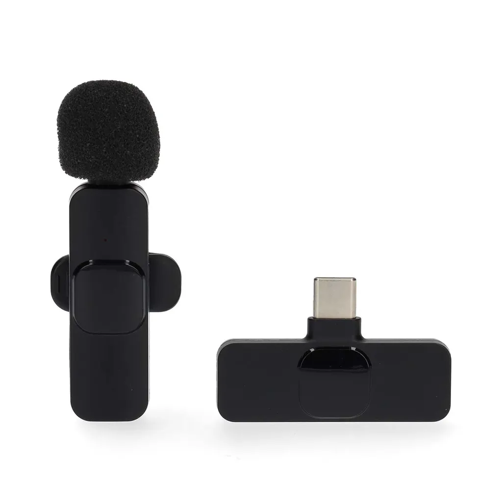 Microphone USB-C sans fil Nedis MICW110BK avec connexion Plug and Play