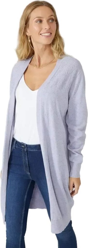 Mantaray - Strickjacke für Damen DH2363 (38 DE) (Mittelblau)