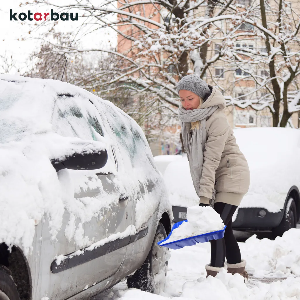KOTARBAU® Vanga Pieghevole Auto: Libera la Tua Strada dalla Neve - 5