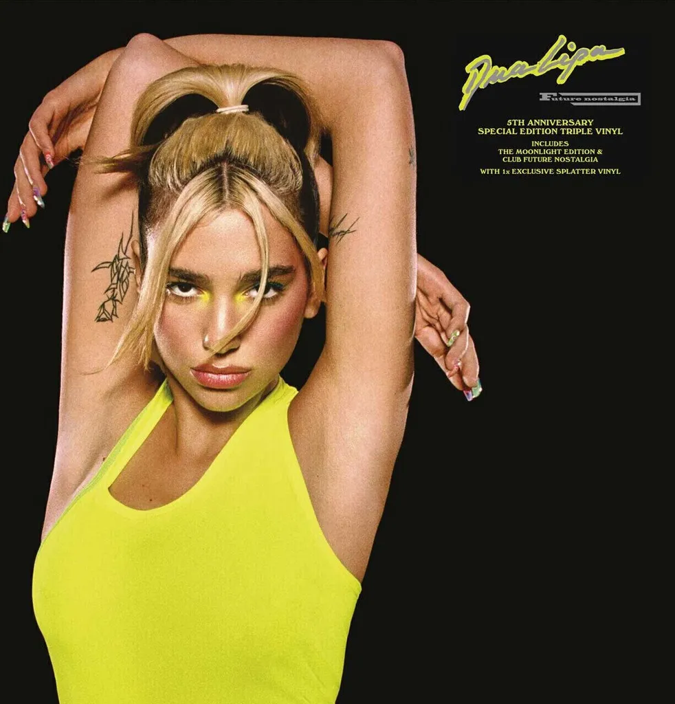 Vinyle Dua Lipa Future Nostalgia Anniversary Edition 3 LP Colorés