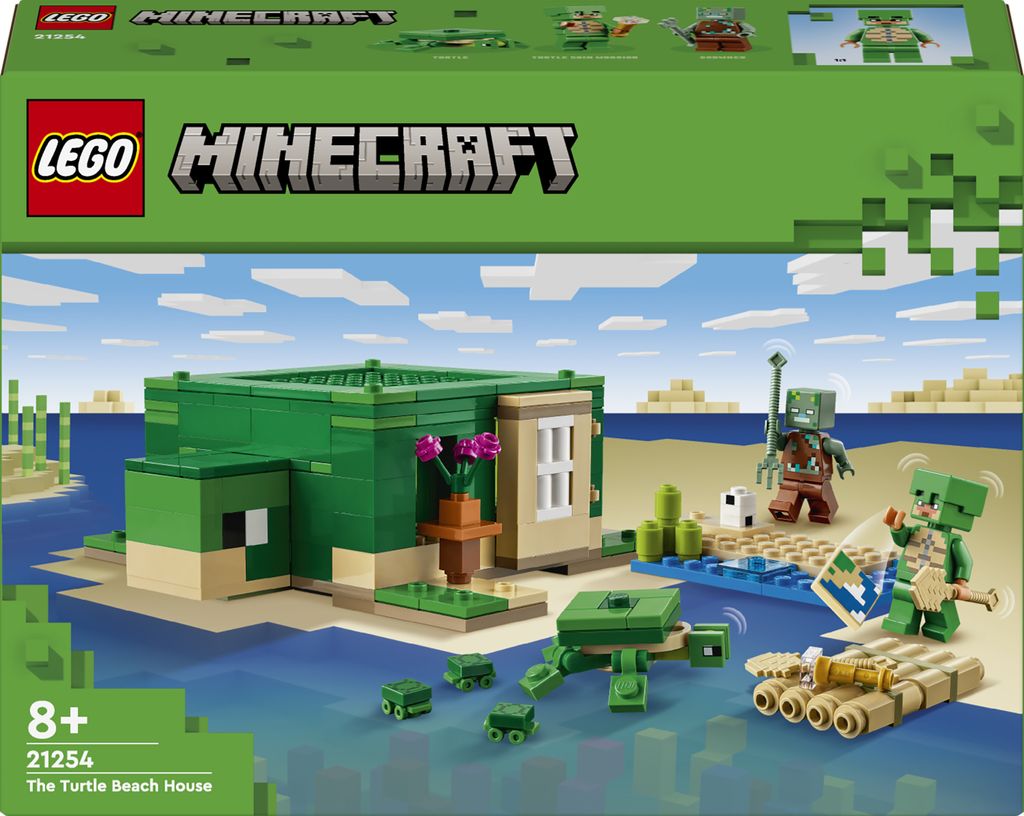 LEGO Minecraft Beach House Della Tartaruga Immagine del prodotto 