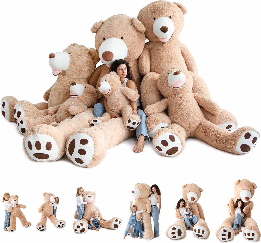 Gigantischer Plüschteddybär - Riesiger Kuschelweiches Stofftier - 200cm
