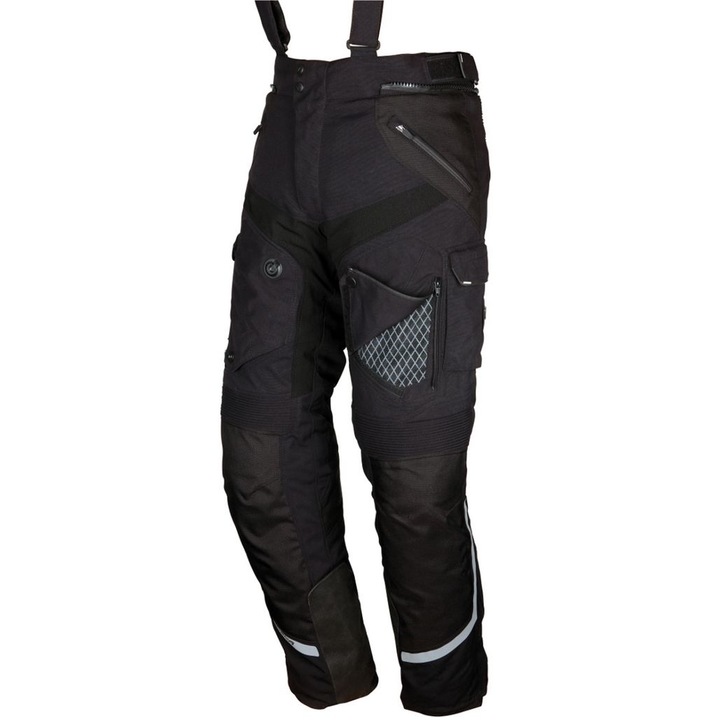 Modeka Panamericana Motorrad Textilhose Farben: Schwarz, Grösse: Kurz 5XL