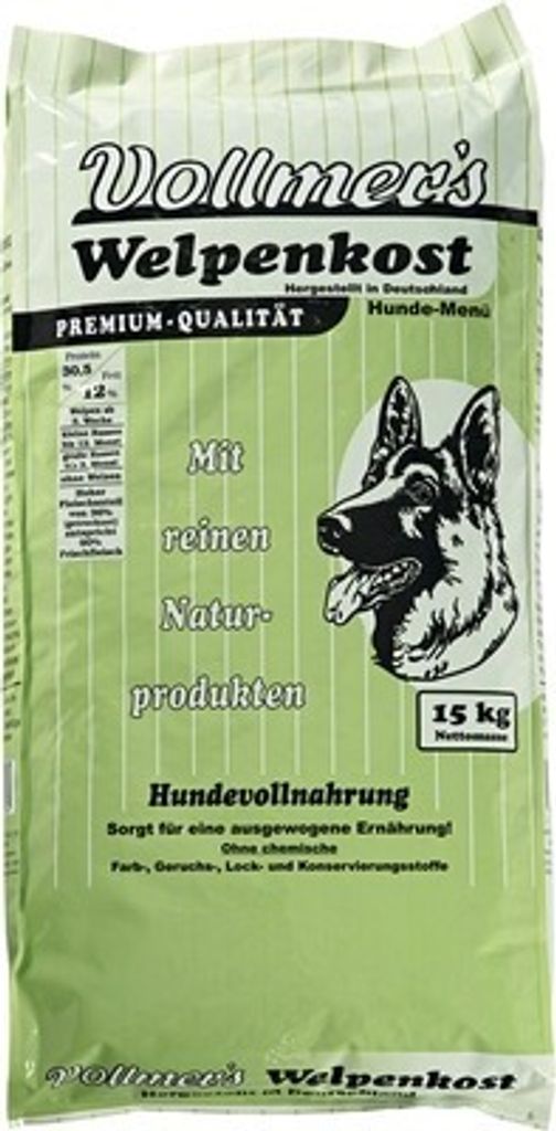 Vollmer's Welpenkost, Welpe, jede Rasse, 15 kg Produktbild 