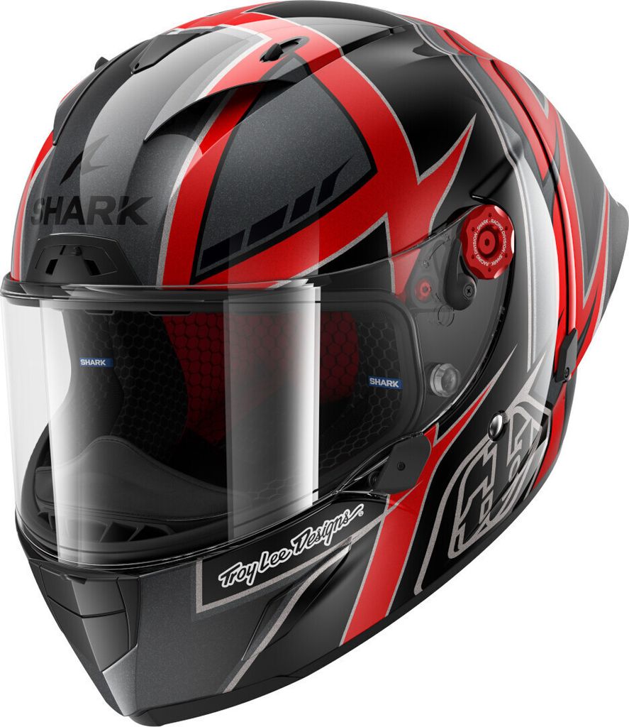 Shark Race-R Pro GP Replica Cam Petersen Helm, anthrazit/rot/schwarz, M (57/58)