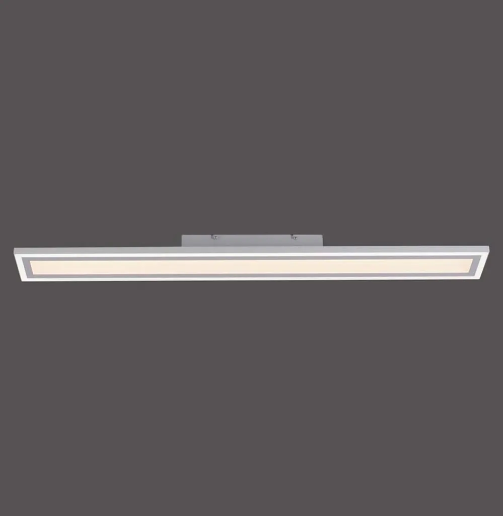 Plafonnier LED 100 cm Dimmable avec Télécommande et Châssis en Aluminium