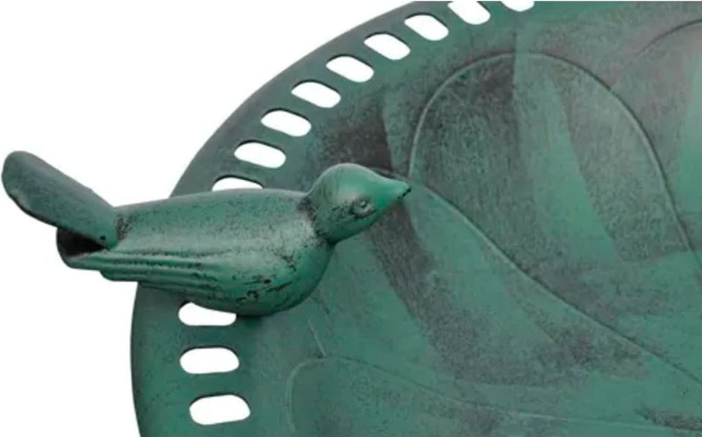 Vaschetta per Uccelli con Uccello Decorativo Immagine del prodotto 