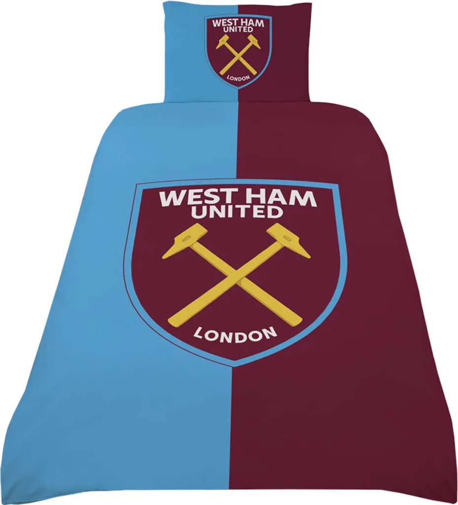 Linge de lit West Ham United résistant et doux pour un sommeil réparateur