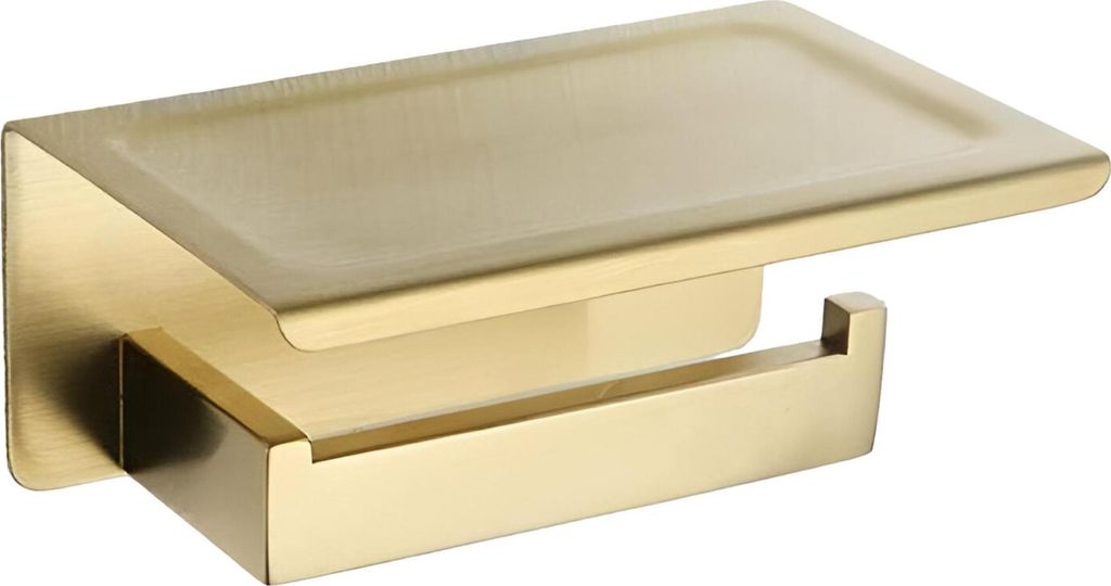 Porte-papier toilette Salle de bain Étagère murale Acier Image du produit 