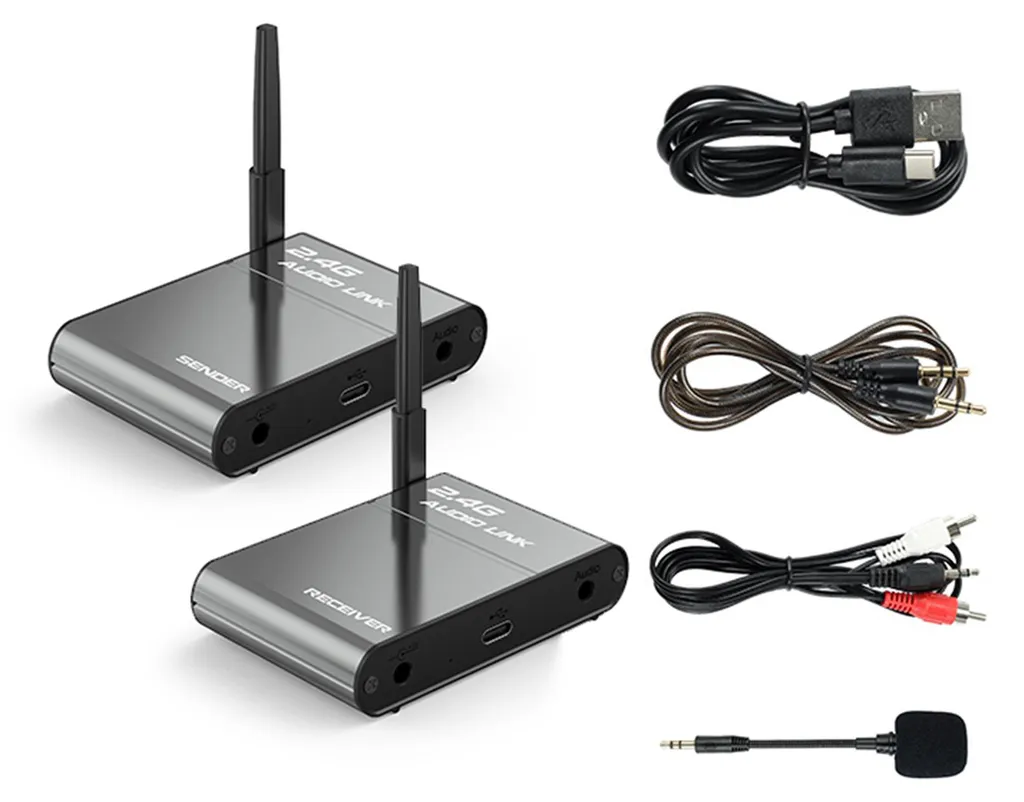 Adaptateur Audio Sans Fil pour Home Cinéma et Télévision Portée 150m