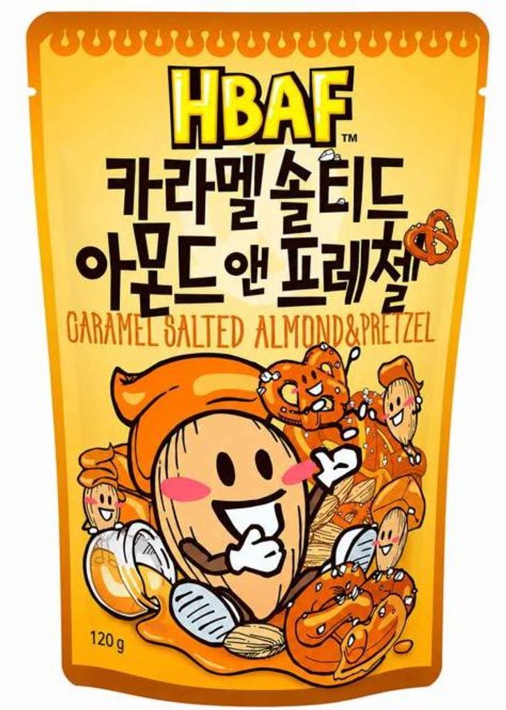 HBAF Caramel Salted Almond & Pretzel 120g Produktbild 