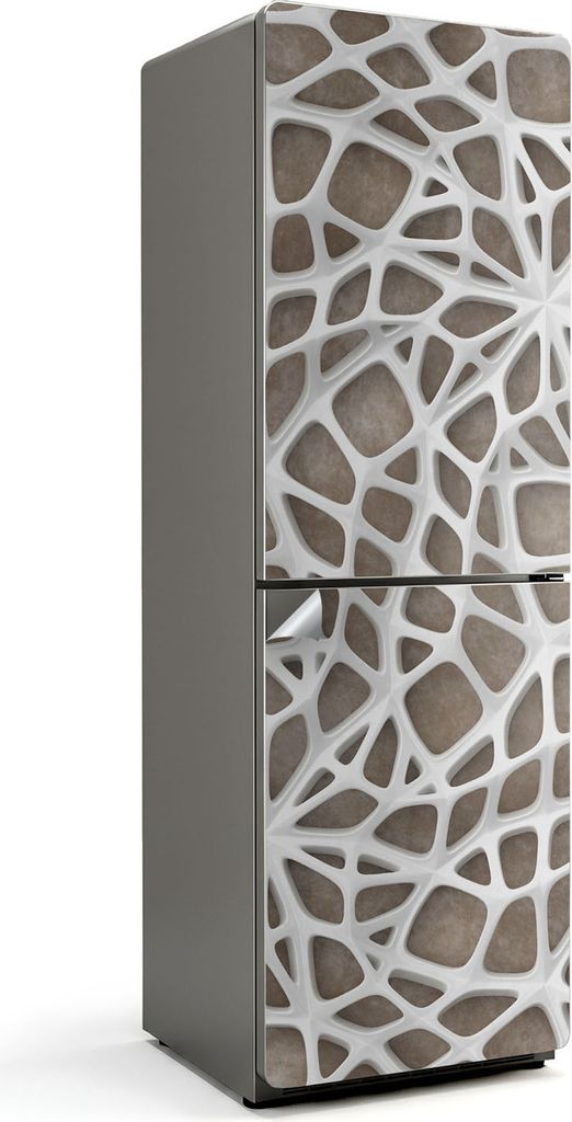 Vertikale Holzbretter – Kühlschrank Aufkleber – Klebefolie Kühlschrank – Kühlschrank Dekor – Kühlschrankfolie selbstklebend – Küchen...