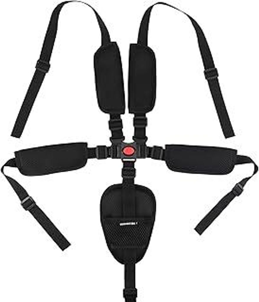 5 Punkt Baby Sicherheitsgurt, Gurt Sicherheitsgurt Hochstuhlgurte Verstellbare für Kinderwagen, Hochstühle, Schulterpolsternwagen Buggy Strap, Ba...