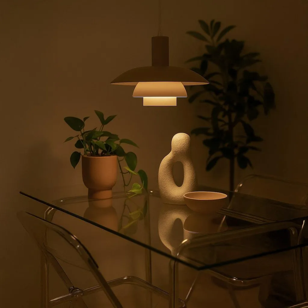 Lustre Suspension Moderne Ferro Milagro - Éclairage Plafonnier Cachemire