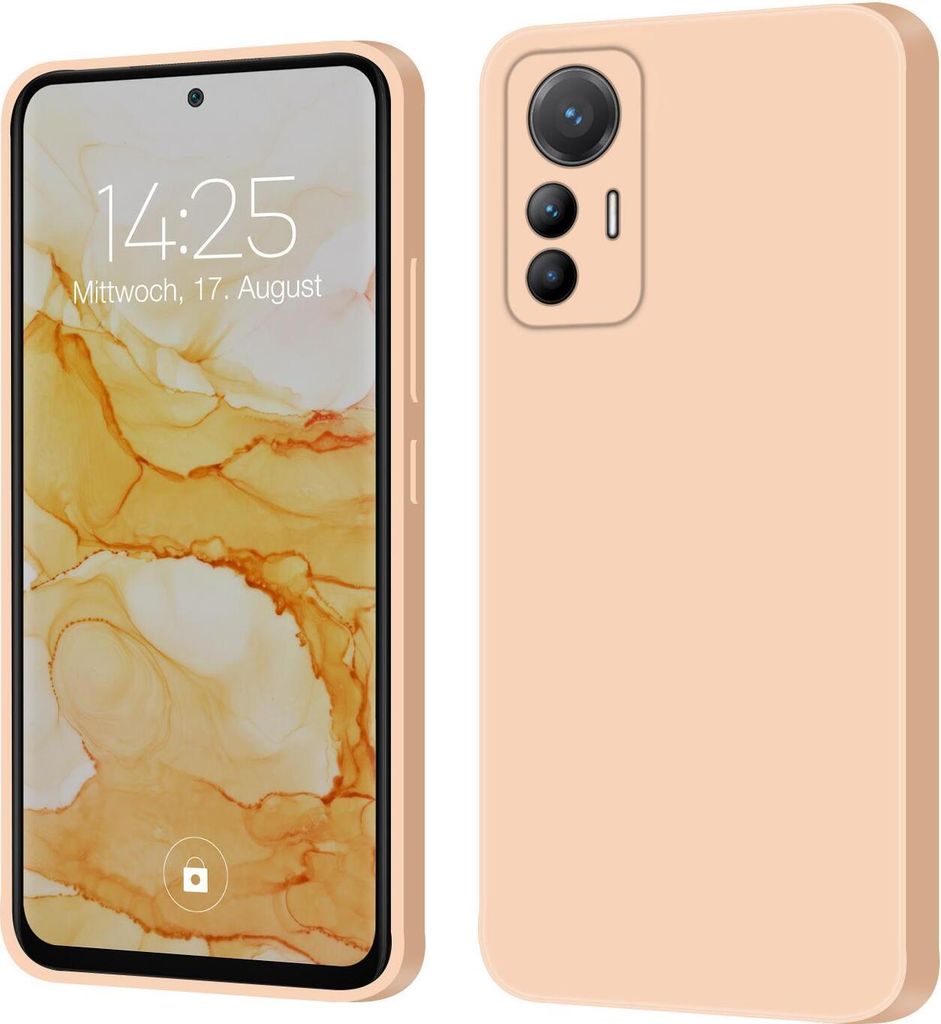 A product shot of a phone case for a Xiaomi 12 Lite, shown from the front and back.