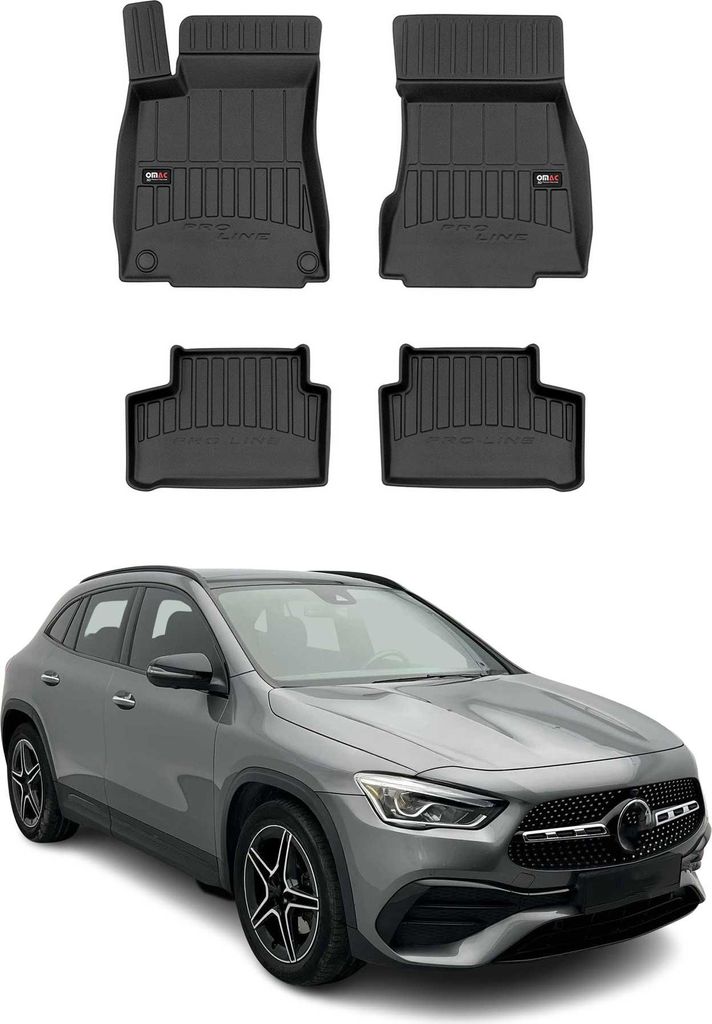 2020-2025 Mercedes GLA H247 Tappetini TPE Nero 4 pz Immagine del prodotto 