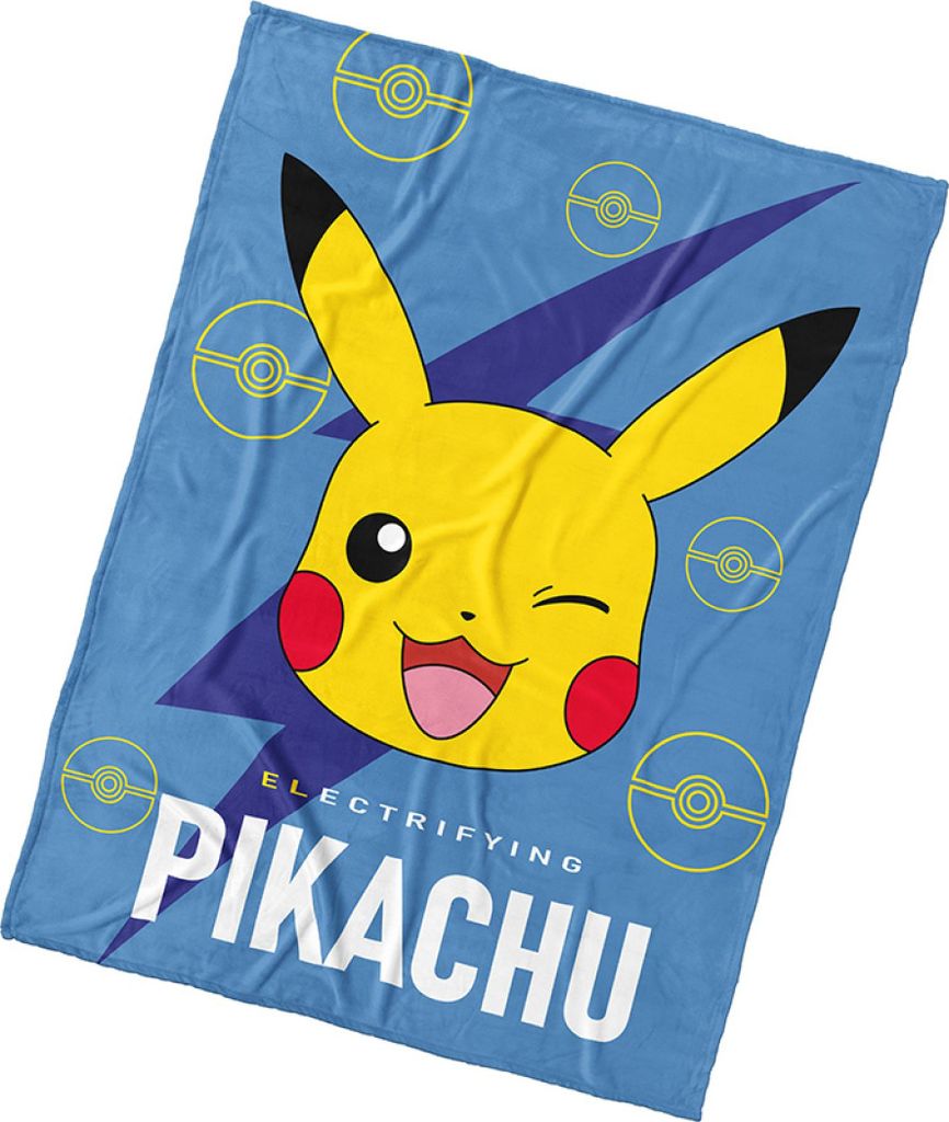 Dětská deka Pokémon Elektrický Pikachu 150x200 cm Obrázek produktu 