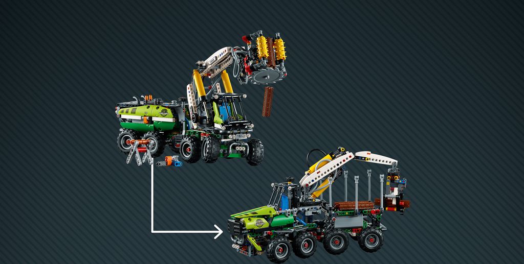 LEGO® Technic Harvester-Forstmaschine, 42080 Produktbild 6