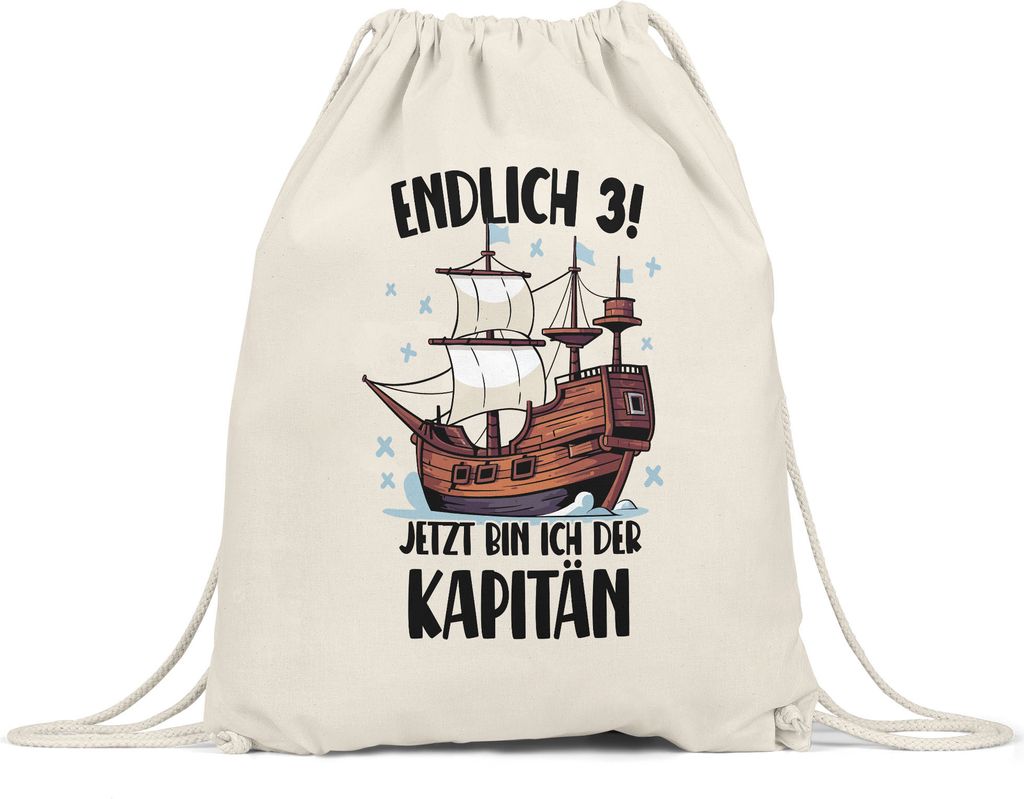 Geburtstag 3 Jahre Turnbeutel 3 Jahre 3. Geburtstag Pirat Piraten Motto