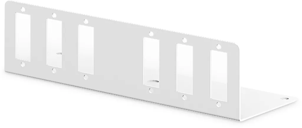 Plaque d'Adaptateur LWL Compacte en Acier pour Fixation Murale Unibox