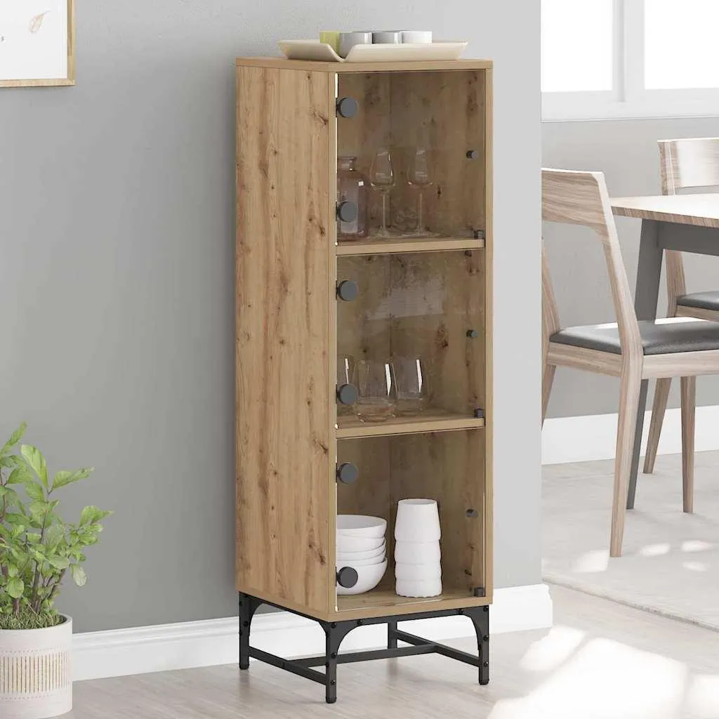 Étagère haute chêne Artisan : finissez-en avec le désordre au bureau