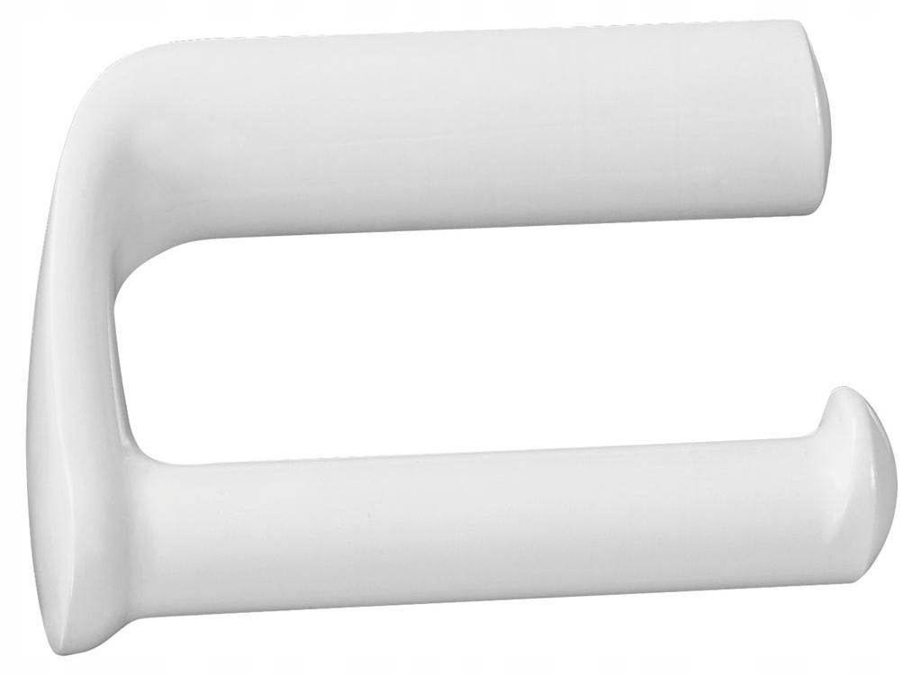 Bisk Athena Toilettenpapierhalter weiß Kunststoff Produktbild 