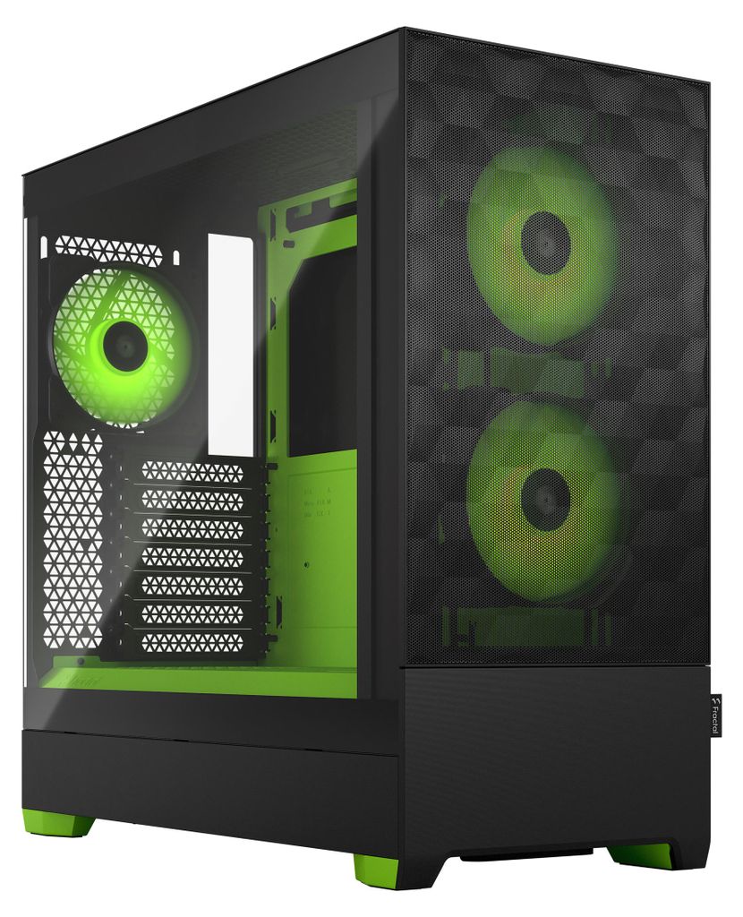 Pop Air RGB Green Core TG Clear Tint, Tower-Gehäuse Produktbild 